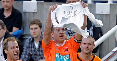 Adam: Dedicates his goal to Gary Parkinson